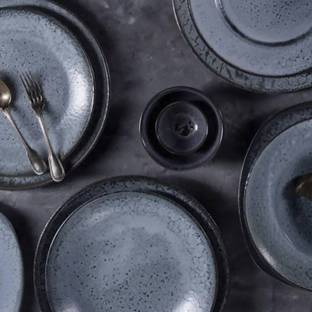 Блюдце Porland Frost Д=16 см серый