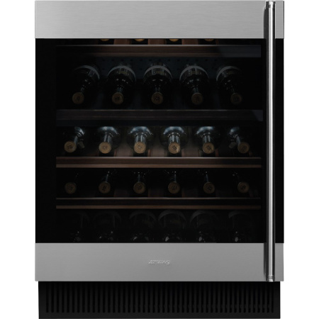 Фото Холодильный шкаф для вина Smeg CVI338LX3 Холодильный шкаф для вина Smeg CVI338LX3