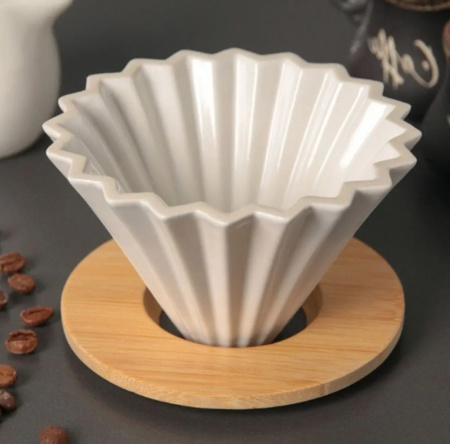 Воронка AnyBar Оригами керамика белый