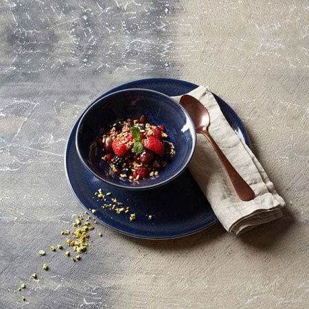 Салатник «Везувиус»; фарфор; 457мл; синий