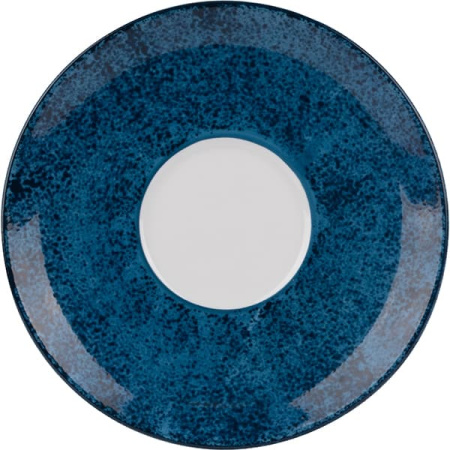 Блюдце с декором Lubiana Аида диаметр 16 см синий
