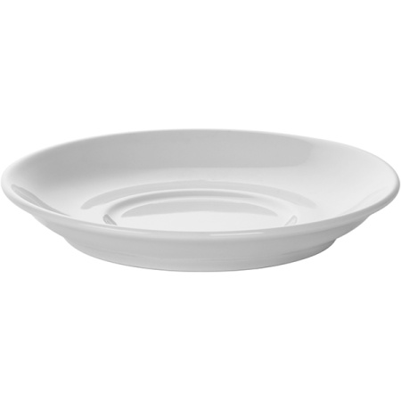 Блюдце «Кашуб-хел»; фарфор; D=17,H=1.5см; белый