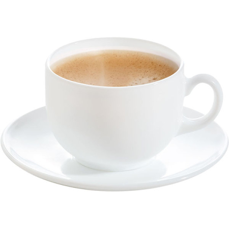 Блюдце Arcoroc Эволюшнс Уайт Д=14 В=1.7 см для N9349