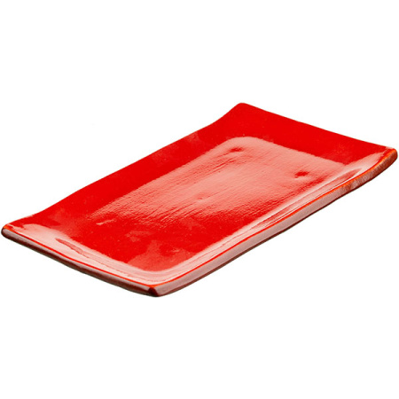 Блюдо для подачи Dymov Кармин Д=24 Ш=15.4 см