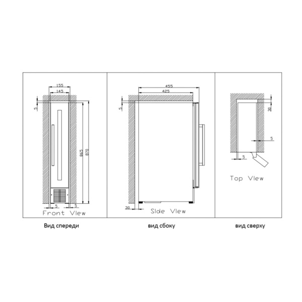 Фото Винный шкаф ColdVine C7-KBT1 Винный шкаф ColdVine C7-KBT1 от магазина ligabarshop.ru