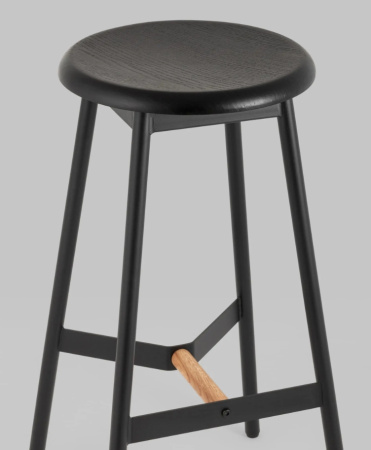 Стул барный Knobb черный