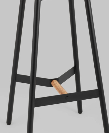 Стул барный Knobb черный