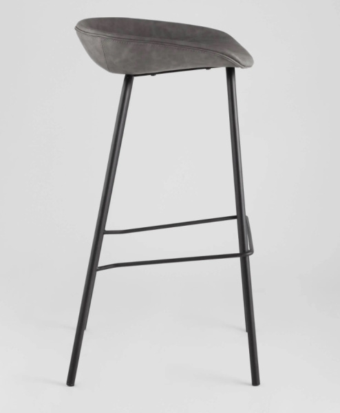 Стул барный Beetle Lite PU серый