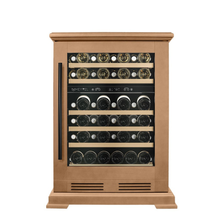 Винный шкаф Meyvel MV46PRO-KBT2 обшитый деревом