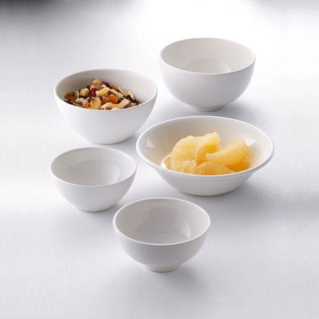 Салатник «Монако Вайт»; фарфор; 255мл; D=11.2,H=5.5см; белый