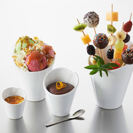 Салатник для компл.; фарфор; 50мл; D=6,H=6.5см; белый