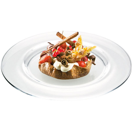 Тарелка «Кампиэлло»; стекло; D=32см; прозр.