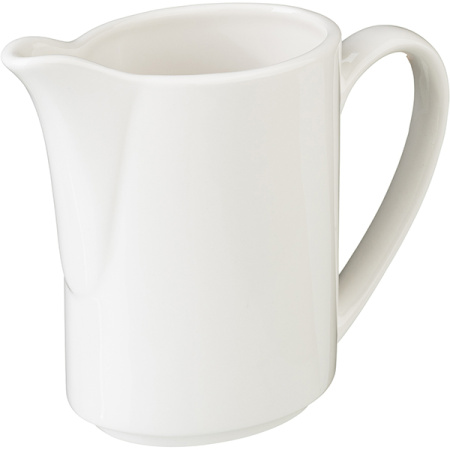 Молочник «Монако Вайт»; фарфор; 295мл; H=11.5,L=14.5,B=6см; белый