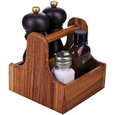 Ящик для кондиментов; дуб; H=15,L=15,B=15.3см