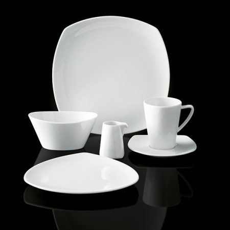 Салатник овал. «Опшенс»; фарфор; 100мл; H=4,B=6см; белый