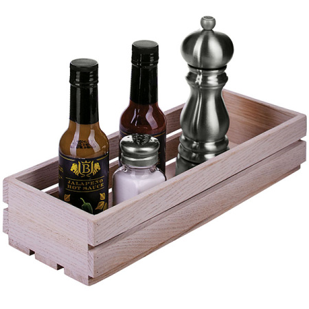 Ящик для кондиментов; дуб; H=7,L=34,B=12см