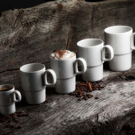 Кружка «Лив»; фарфор; 227мл; D=7.2,L=10.5см; белый