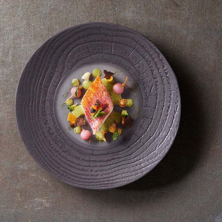 Тарелка мелкая «Арборесценс» цвет-лакрица; фарфор; D=28,H=3.5см