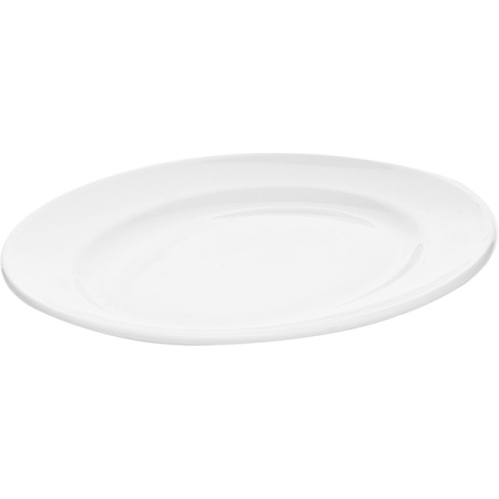 Блюдо овальное «Монако Вайт»; фарфор; H=0.9,L=20,B=15см; белый