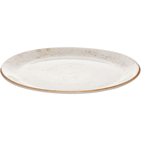 Тарелка мелкая «Крафт»; фарфор; D=28,H=2см; белый