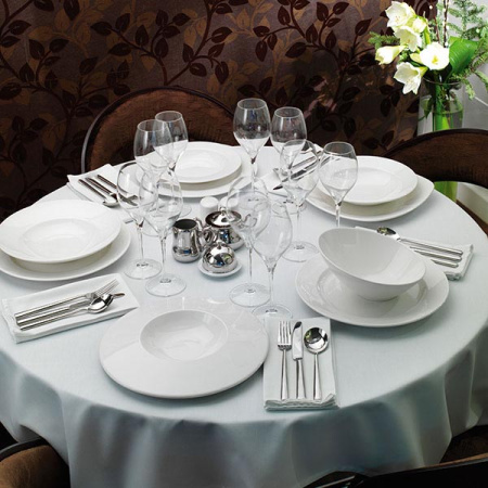 Тарелка мелкая «Монако Вайт»; фарфор; D=15.7,H=1.2см; белый