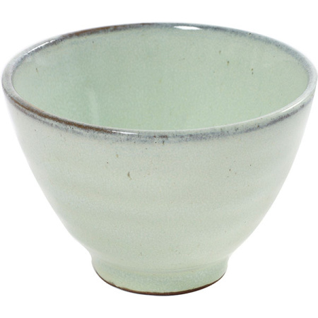 Салатник «Аква»; керамика; D=11,H=7.5см; св.зелен.