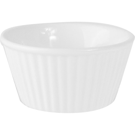 Соусник «Кунстверк»; фарфор; 100мл; D=7.8,H=3.3см; белый