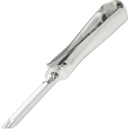 Нож для чистки овощей; сталь; L=17,B=1.5см; металлич.