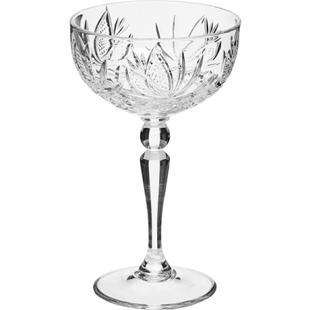 Фото Шампан.-блюдце «Цветок»; хрусталь; 350мл Шампан.-блюдце «Цветок»; хрусталь; 350мл
