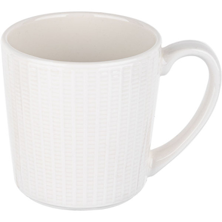 Кружка «Уиллоу»; фарфор; 285мл; L=12см; белый