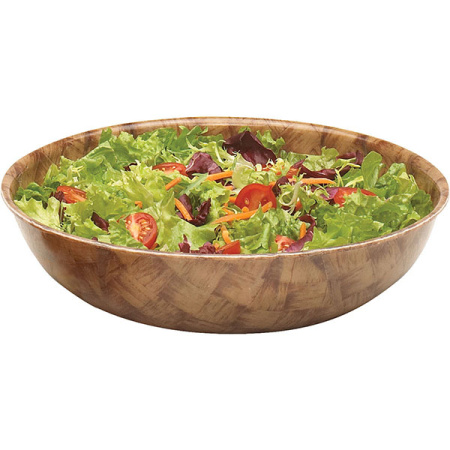 Миска( стекловолокно); 0.93л; D=20.3см; коричнев.