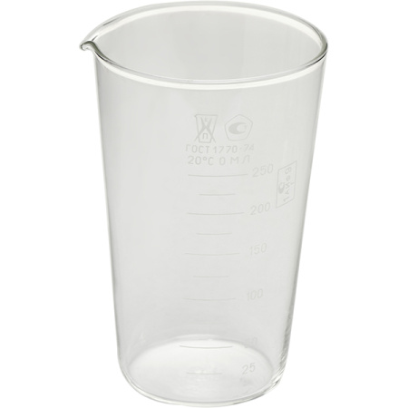 Мензурка мерная ТС ГОСТ-1770-74 HLP-2 250 мл стекло