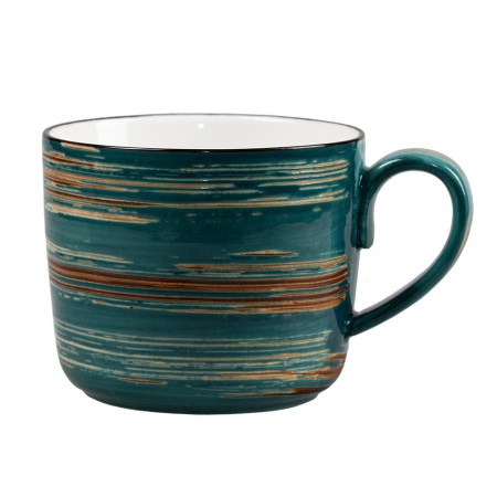 Кружка P.L. Proff Cuisine Texture Dark Green Lines 350 мл