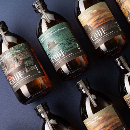 Кордиал C.O.D.E Апельсин Фукумото-Французская Ваниль-Соль 0,5л