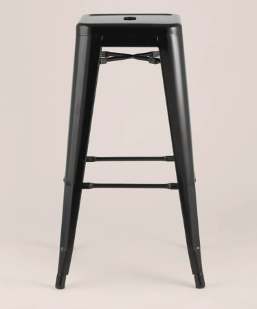 Стул барный TOLIX черный глянцевый