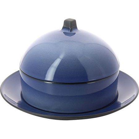 Блюдо для подачи Revol Экинокс Д=22 В=13 см синий