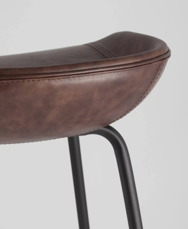 Стул барный Beetle Lite PU коричневый