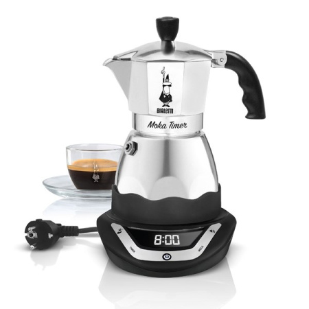 Гейзерная кофеварка Bialetti Moka Timer 6 порций