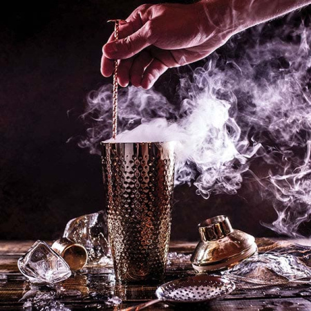 Ложка барная ProHotel 25 см с мадлером медная