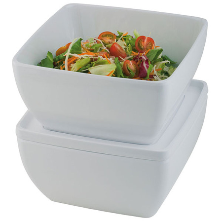 Фото Салатник; пластик; 1500мл; H=9,L=19,B=19см; белый Салатник; пластик; 1500мл; H=9,L=19,B=19см; белый