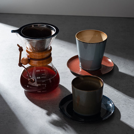 Блюдце; керамика; D=13.5/6,H=1.2см; коричнев.