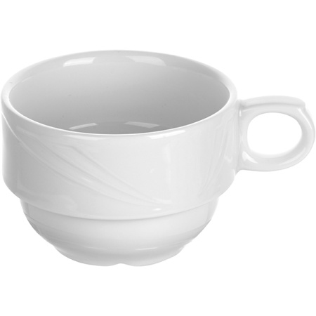 Чашка чайная «Аркадия»; фарфор; 220мл; D=9,H=6,B=12см; белый