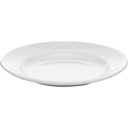 Тарелка мелкая «Монако Вайт»; фарфор; D=20.5,H=2.5см; белый