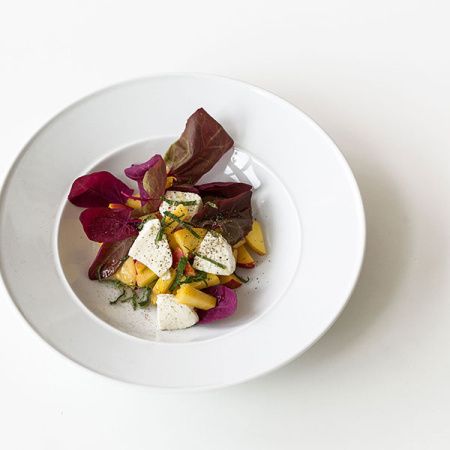 Тарелка глубокая «Экселенси»; фарфор; 400мл; D=22.5,H=4см; белый