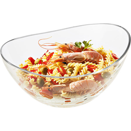 Салатник «Папайя»; стекло; 240мл; D=13,H=6.5см; прозр.