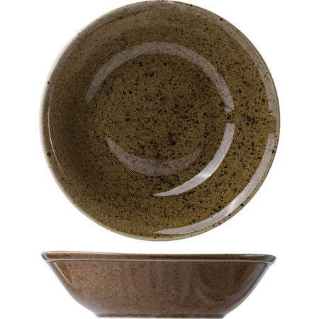 Салатник «Кантри Стайл»; фарфор; 550мл; D=20,H=4см; зелен.