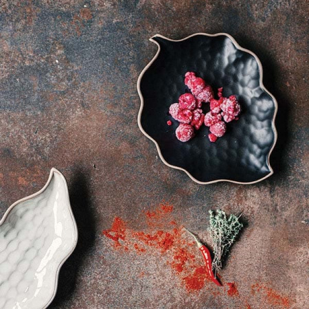 Блюдо для подачи Le CoQ Кюпсели Д=22 Ш=17 см черный