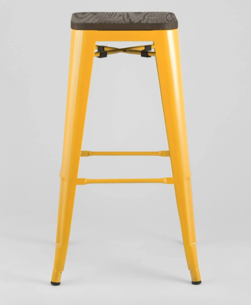 Стул барный TOLIX WOOD желтый