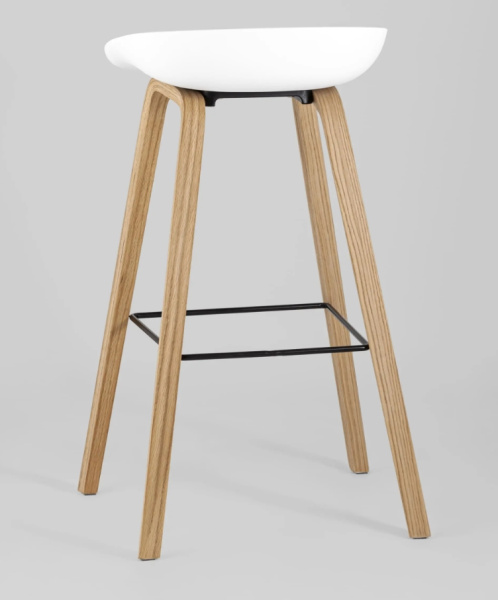 Стул барный LIBRA БЕЛЫЙ