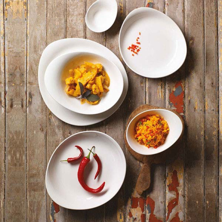 Салатник «ФриСтайл»; фарфор; 750мл; D=28,H=6см; белый